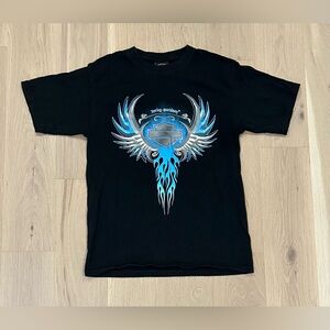 Harley Davidson Motorcycle Cancun Mexico Double Sided T-shirt